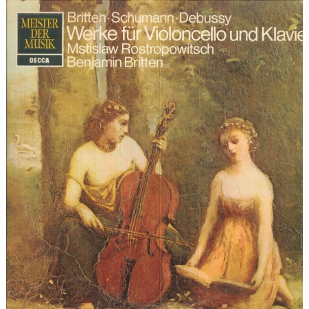 Britten, Schumann, Debussy ‎LP Vinile Werke Fur Violoncello Und Klavier / SMD1247 Nuovo