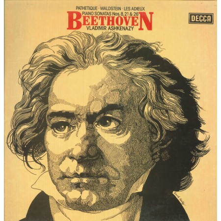 Beethoven, Ashkenazy LP Vinile Pathetique, Waldstein, Les Adieux / SXL336706 Nuovo