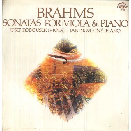 Brahms, Koďousek, Novotny LP Vinile Sonatas For Viola E Piano / 1111178 Sigillato