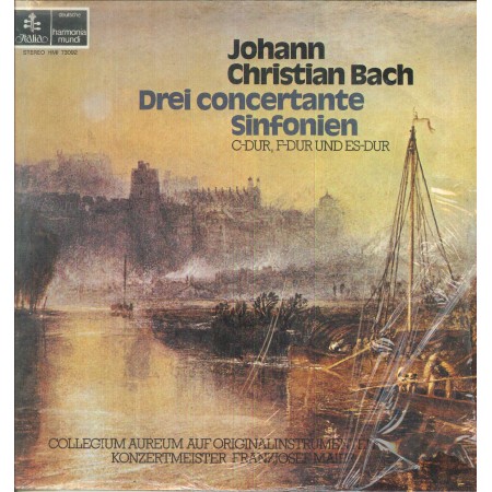 J. C. Bach, Maier LP Vinile Drei Concertante Sinfonien / Cetra – HMI73092 Nuovo