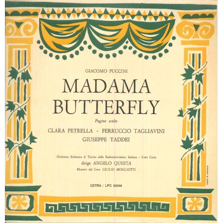 Puccini, Tagliavini, Taddei, Petrella LP Vinile Madama Butterfly / Cetra – LPC55016 Nuovo
