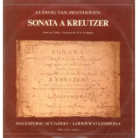 Beethoven, Accardo, Lessona LP Vinile Sonata A Kreutzer / Cetra – LPS20 Nuovo Beethoven, Accardo, Lessona LP Vinile Sonata A Kreutzer / Cetra – LPS20 Nuovo