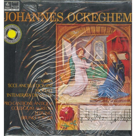 Ockeghem, Turner LP Vinile Missa Ecce Ancilla Domine, Motette Intemerata Dei Mater / HMI 73104