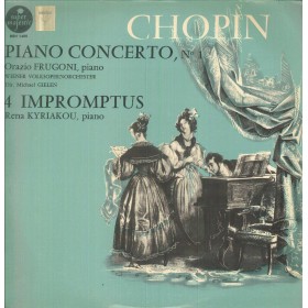 Chopin, Frugoni, Kyriakou LP Vinile Piano Concerto No. 1 - 4 Impromptus / BBH1460 Nuovo Chopin, Frugoni, Kyriakou LP Vinile Piano Concerto No. 1 - 4 Impromptus / BBH1460 Nuovo