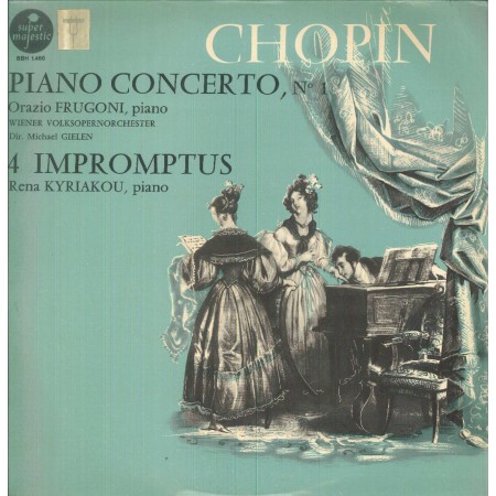 Chopin, Frugoni, Kyriakou LP Vinile Piano Concerto No. 1 - 4 Impromptus / BBH1460 Nuovo