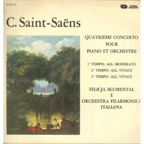 Saint-Saens, Blumental LP Vinile Quatrieme Concerto Pour Piano Et Orchestra / CLLP115 Saint-Saens, Blumental LP Vinile Quatrieme Concerto Pour Piano Et Orchestra / CLLP115