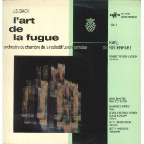 Bach, Ristenpart LP Vinile L' Art De La Fugue Vol. 2 / Erato – STU70189 Nuovo Bach, Ristenpart LP Vinile L' Art De La Fugue Vol. 2 / Erato – STU70189 Nuovo