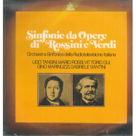 Tansini, Rossi, Gui, Marinuzzi, Santini LP Vinile Sinfonie Da Opere di Rossini E Verdi / LPO2064 Tansini, Rossi, Gui, Marinuzzi, Santini LP Vinile Sinfonie Da Opere di Rossini E Verdi / LPO2064