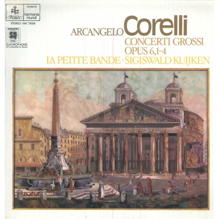 Corelli, Kuijken LP Vinile Concerti Grossi Opus 6, 1, 4 / HMI73029 Nuovo