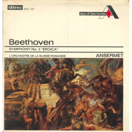 Beethoven, Orchestre Suisse Romande LP Vinile Symphony N.3 Eroica / SDD103 Nuovo