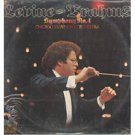 Levine, Brahms LP Vinile Symphony No. 4 / RCA Red Seal ‎– RL12624 Sigillato