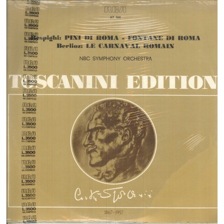 Respighi, Berlioz LP Vinile Pini di Roma, Fontane di Roma, Le Carnaval Romain / RCA – AT100 Sigillato