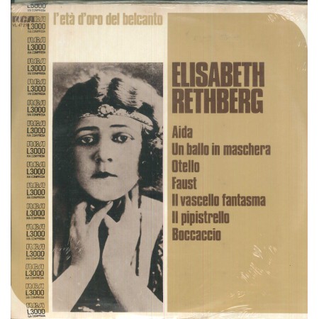 Elisabeth Rethberg LP Vinile Omonimo, Same / RCA ‎– VL47218 Sigillato