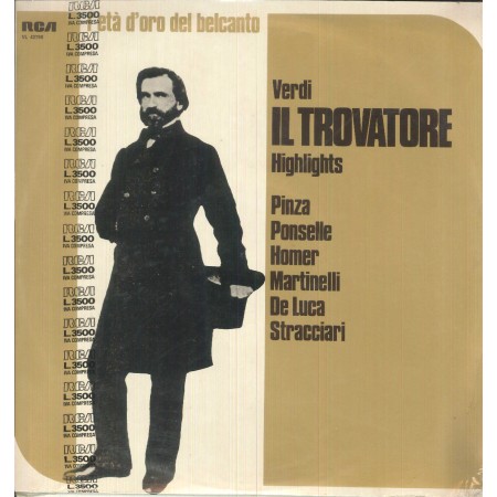 Verdi, Pinza, Ponselle, Homer, Martinelli LP Vinile Il Trovatore Highlights / VL42799