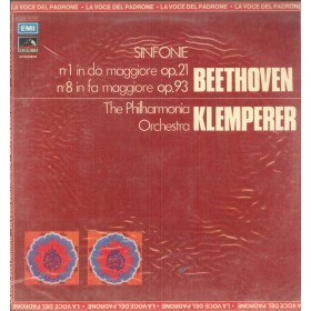 Beethoven, Klemperer LP Vinile Sinfonie N 1 In Do Maggiore, N 8 In Fa Maggiore / 3C06500794 Beethoven, Klemperer LP Vinile Sinfonie N 1 In Do Maggiore, N 8 In Fa Maggiore / 3C06500794
