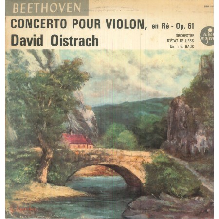 Beethoven, Oistrach LP Vinile Concerto Pour Violon, En Ré - Op. 61 / BBH1070 Nuovo