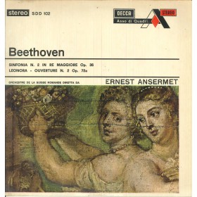 Ansermet, Beethoven LP Vinile Sinfonia N.2 In Re Magg. / Leonora,Ouverture / SDD102 Ansermet, Beethoven LP Vinile Sinfonia N.2 In Re Magg. / Leonora,Ouverture / SDD102