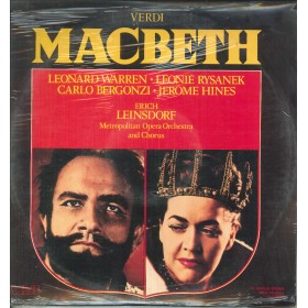 Verdi, Warren, Rysanek, Bergonzi, Hines LP Vinile Macbeth / VL43545 Sigillato Verdi, Warren, Rysanek, Bergonzi, Hines LP Vinile Macbeth / VL43545 Sigillato