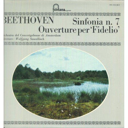 Beethoven, Sawallisch LP Vinile Sinfonia N. 7 / Ouverture Per Fidelio / 894058ZKY