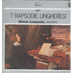 Liszt, Campanella LP Vinile 7 Rapsodie Ungheresi / Fontana – 6570248 Sigillato Liszt, Campanella LP Vinile 7 Rapsodie Ungheresi / Fontana – 6570248 Sigillato