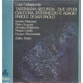 Luigi Dallapiccola LP Vinile Tartiniana Seconda, Intermezzo E Adagio / Italia – ITL70019 Luigi Dallapiccola LP Vinile Tartiniana Seconda, Intermezzo E Adagio / Italia – ITL70019