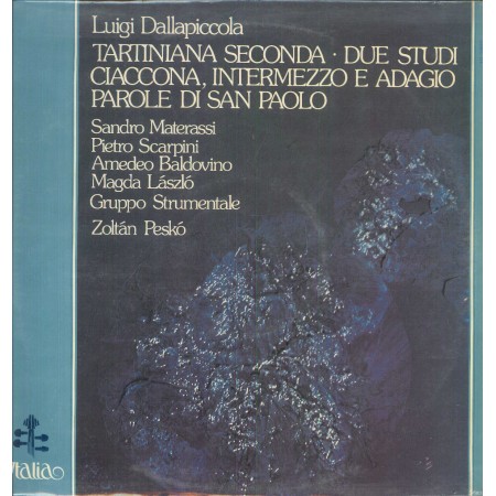 Luigi Dallapiccola LP Vinile Tartiniana Seconda, Intermezzo E Adagio / Italia – ITL70019