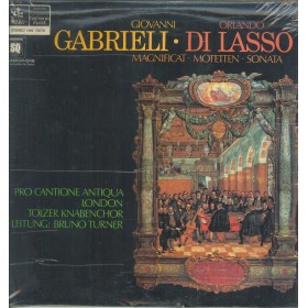 Gabrieli, Di Lasso LP Vinile Magnificat, Motetten, Sonata / Italia  – HMI73079 Sigillato Gabrieli, Di Lasso LP Vinile Magnificat, Motetten, Sonata / Italia  – HMI73079 Sigillato