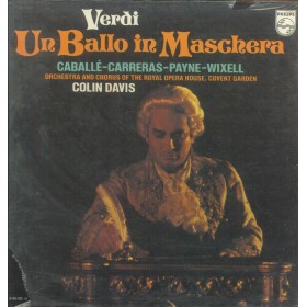 Verdi, Caballé, Carreras, Payne, Wixell LP Vinile Un Ballo In Maschera / 6769020 Sigillato Verdi, Caballé, Carreras, Payne, Wixell LP Vinile Un Ballo In Maschera / 6769020 Sigillato