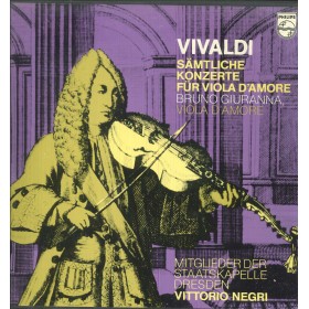 Vivaldi, Negri, Giuranna LP Vinile Samtliche Konzerte Fur, Viola D'Amore / 6747100 Nuovo Vivaldi, Negri, Giuranna LP Vinile Samtliche Konzerte Fur, Viola D'Amore / 6747100 Nuovo