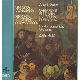 Salieri, Pesko LP Vinile Sinfonia Il Giorno Onomastico / Sinfonia Veneziana / ITL70052 Salieri, Pesko LP Vinile Sinfonia Il Giorno Onomastico / Sinfonia Veneziana / ITL70052