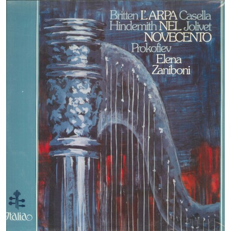 Britten, Prokofiev, Zaniboni LP Vinile L'Arpa Nel Novecento / Italia – ITL70055 Sigillato