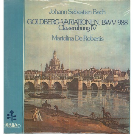 Bach, De Robertis LP Vinile Goldberg Variationen Clavierubung IV BWV 988 / ITL70059