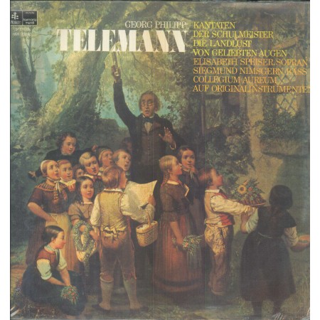 Telemann, Collegium Aureum LP Vinile Kantaten, Der Schulmeister / HMI73090 Sigillato