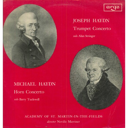 Haydn, Marriner LP Vinile Trumpet Concerto / Horn Concerto / Argo  – ZRG543 Nuovo