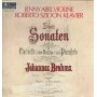 Abel, Szidon, Brahms LP Vinile Zwei Sonaten / Harmonia Mundi ‎– HMI73093 Sigillato