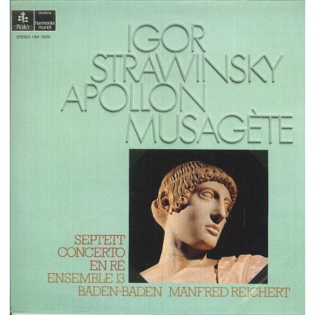 Strawinsky, Ensemble 13, Reichert LP Vinile Apollon Musagete / HMI73091 Nuovo