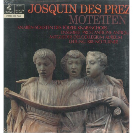 Josquin Des Pres LP Vinile Motetten / Harmonia Mundi – HMI73065 Sigillato