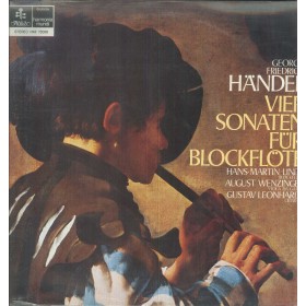 Handel, Wenzinger, Leonhardt LP Vinile Vier Sonaten Fur Blockflote / Italia – HMI73098 Sigillato Handel, Wenzinger, Leonhardt LP Vinile Vier Sonaten Fur Blockflote / Italia – HMI73098 Sigillato
