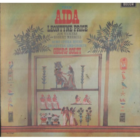 Verdi, Price, Vickers, Merrill LP Vinile Aida / Decca ‎– SET4279 Sigillato