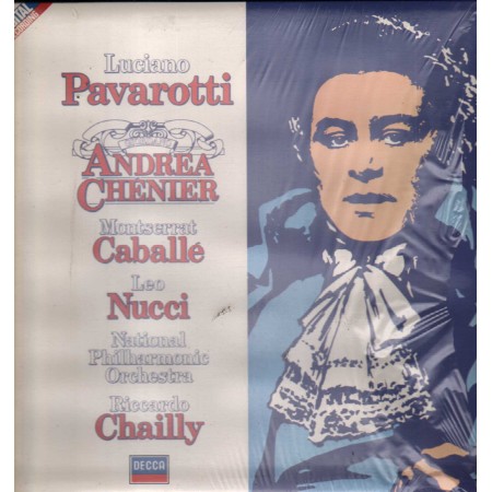 Giordano, Pavarotti, Caballe LP Vinile Andrea Chenier / Decca – 4101171DHI3 Sigillato