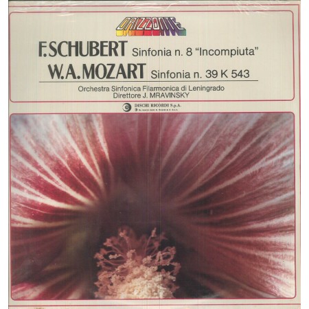 Schubert, Mozart LP Vinile Sinfonia N.8 Incompiuta - N.39 K 543 / OCL16201 Sigillato