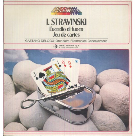 Stravinski, Delogu LP Vinile L'Uccello di Fuoco / Gioco di Carte / OCL16184 Sigillato