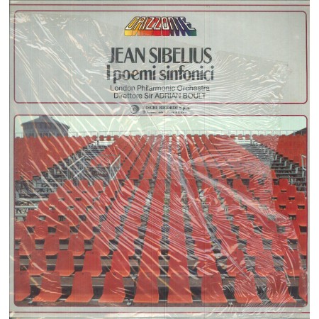 Jean Sibelius ‎LP Vinile I Poemi Sinfonici / Ricordi ‎– AOCL216002 Sigillato