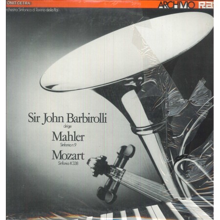 Sir Barbilloni, Mahler, Mozart LP Vinile Sinfonia N.9, Sinfonia K 338 / Cetra – LAR8 Sigillato