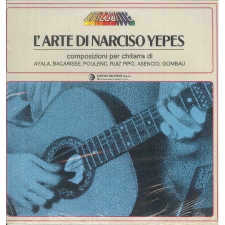 Narciso Yepes ‎LP Vinile L'Arte Di Narciso Yepes / Ricordi  – OCL16212 Sigillato