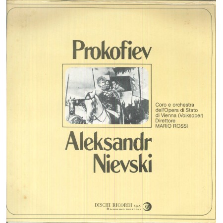 Prokofiev, Rossi LP Vinile Cantata Per Mezzosoprano, Coro E Orchestra Op. 78 / Ricordi – OCL16131