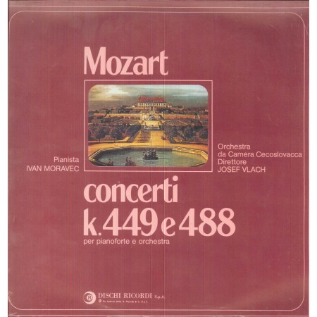 Mozart, Moravec LP Vinile Concerti K. 449 E 488 Per Piano E Orch. / OCL16128 Sigillato