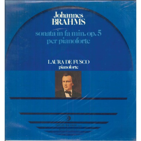 Brahms, De Fusco LP Vinile Sonata In Fa Minore, Op. 5 Per Piano / RCL27017 Sigillato