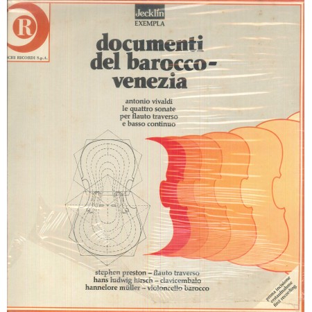 Vivaldi LP Vinile Le Quattro Sonate Per Flauto Traverso E Basso Continuo / RCL27051