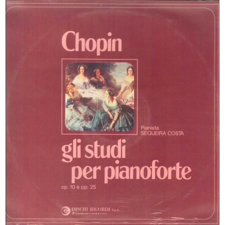 Chopin, Costa LP Vinile Gli Studi Per Pianoforte Op.10, 25 / Ricordi ‎– OCL16126 Sigillato